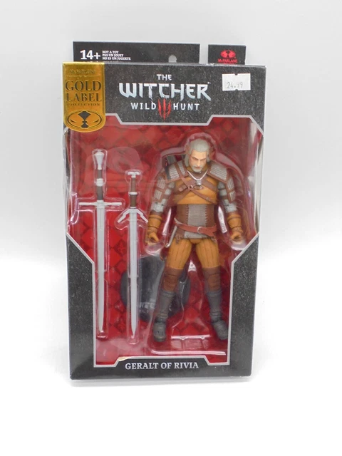 The Witcher 3 Wild Hunt Geralt Of Rivia Action Figure Gold Label Collection New