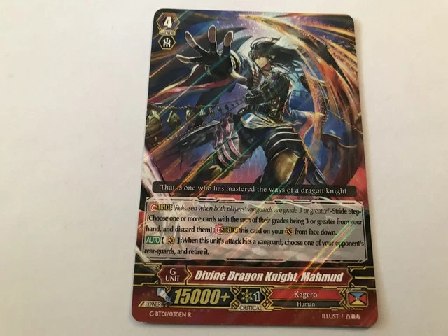 Cardfight!! Vanguard - Divine Dragon Knight, Mahmud (G-BT01/030EN) Single Card