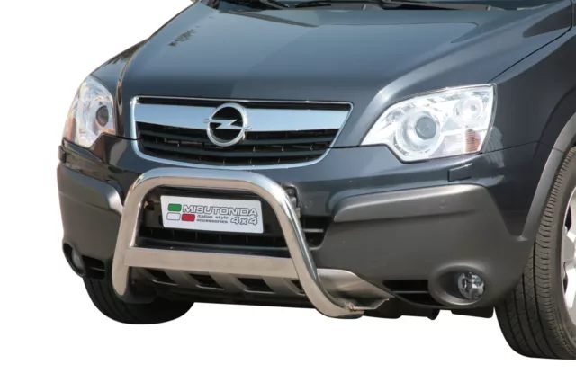 Frontbügel Edelstahl für Opel Antara 2007 - 2010 63mm mit ABE Frontschutzbügel