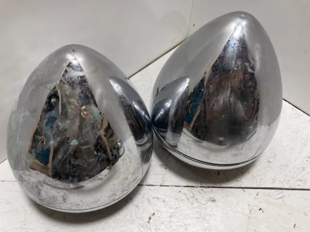 1934 Chevrolet Master Headlight Chrome OEM Original Pair Rat Rod TiltRay