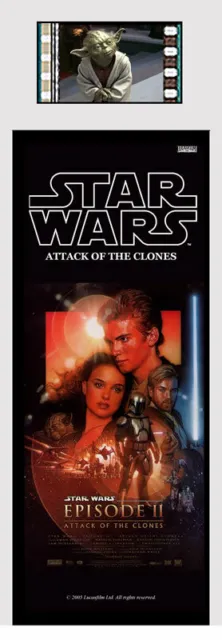 Film Cell Genuine 35mm Laminated Star Wars Bookmark Attack of the Clones USBM341