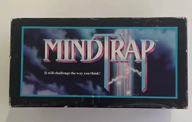 Mindtrap (1991) With Box & Books, Mind Trap Puzzle Factory (sticker residue)