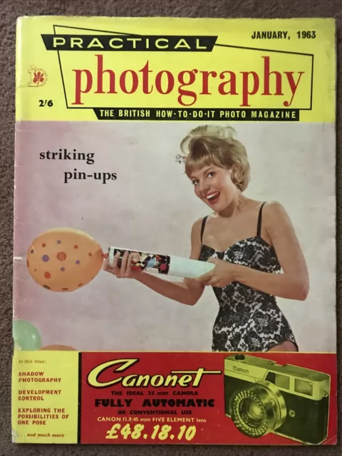 Practical Photography Magazine- January 1963 -VGC