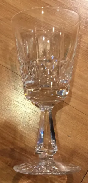 Waterford Crystal Kylemore 6" Claret Wine Glass Gothic Mark Ireland - Pristine