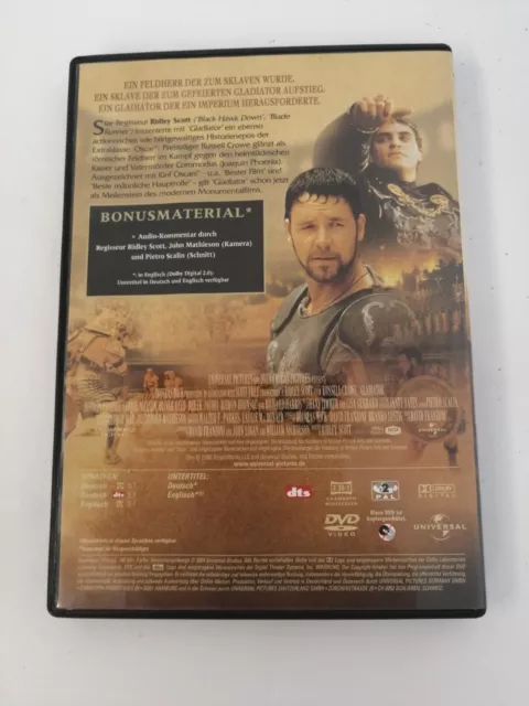 Gladiator - Single DVD Edition - DVD - Russel Crowe - Zustand sehr gut | K468-44 2