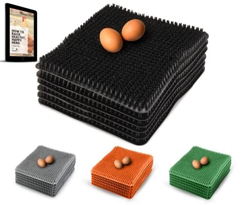 Roosty's Chicken Nesting Box Pads x6 | Washable Plastic Nesting Box Liners | ...