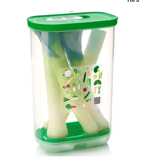 Tupperware FridgeSmart Vertical with Vent Tab 3.2L Fruit Vegetable Keeper