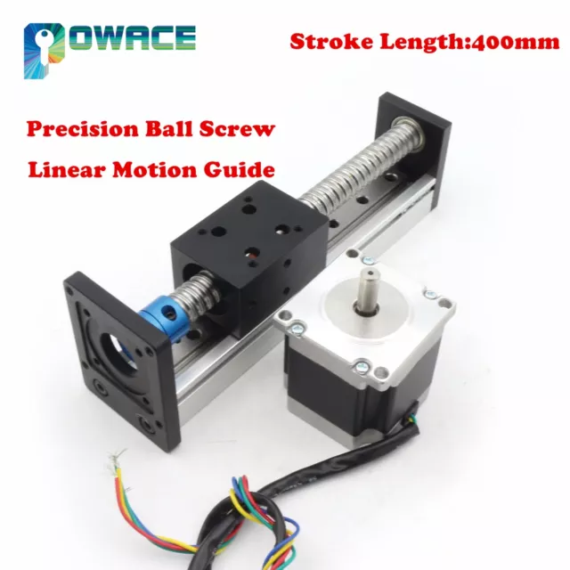 CBX1605 400mm Precision Linear Motion Slide Stroke Ball Screw+Stepper Motor CNC