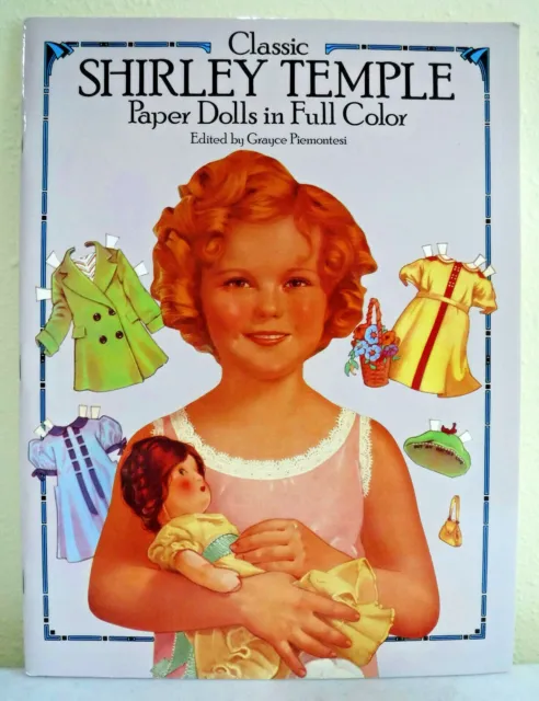 Classic Shirley Temple Paper Dolls in Full Color, Complete/Uncut, NM