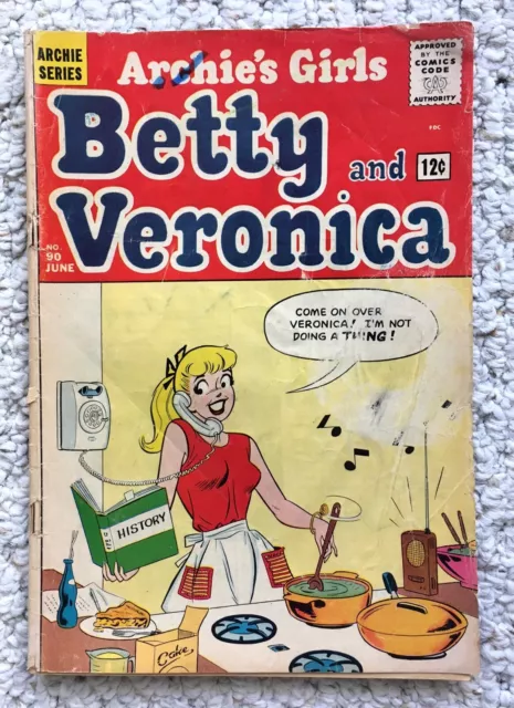 Betty And Veronica #90 - 1963 Silver Age Comic Book - Archie Series