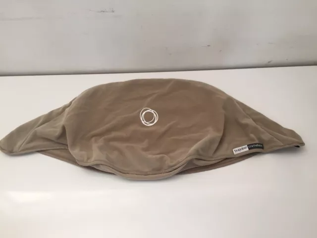 Bugaboo Cameleon Canopy Tan Sand Fleece Fabric Cover Sunshade Hood Sun Stroller