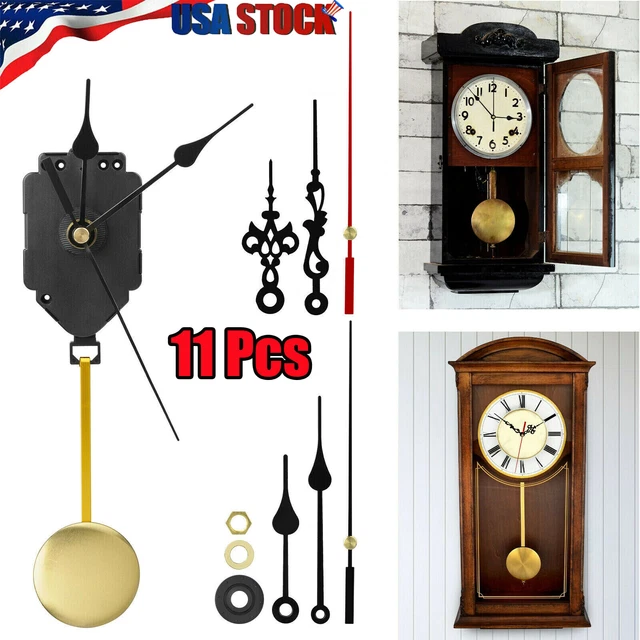 QUARTZ WALL CLOCK Pendulum Swing Movement Mechanism DIY Kit Chime