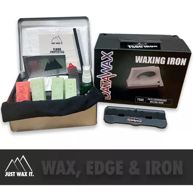 Ski Snowboard Tuning Wax Edge & Datawax Iron Tuning Kit Universal & Magma Wax