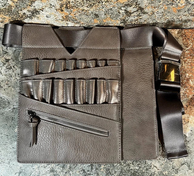 LAURA MERCIER Makeup Cosmetics Brush Belt Holder Organizer Leather Adjustable LAURA MERCIER Makeup Cosmetics Brush Belt Holder Organizer Leather Adjustable
