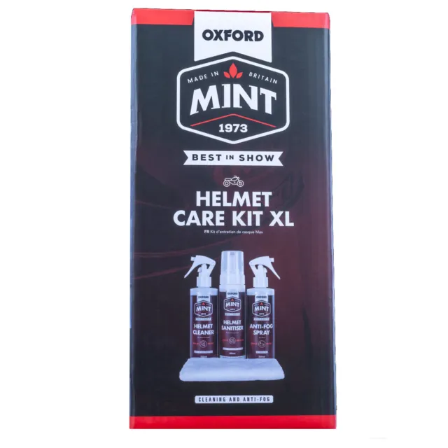 Oxford Mint Care Kit XL For Motorcycle Motorbike Helmets