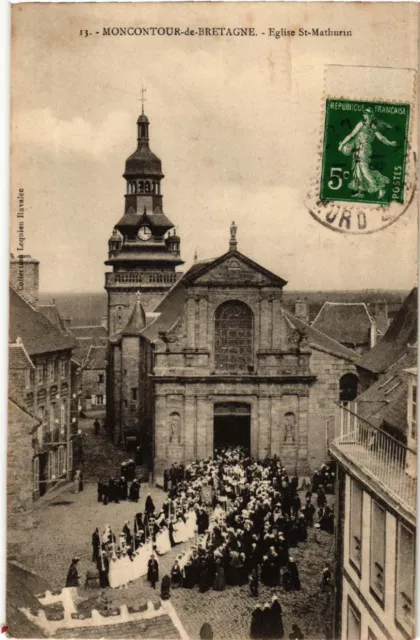 CPA AK MONCONTOUR-de-BRETAGNE - Church of St-Mathurin (630666)