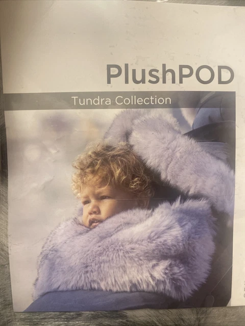 7AM Enfant Blanket 212 Evolution Tundra Fur Stroller Footmuff Grey New 0-18 mon