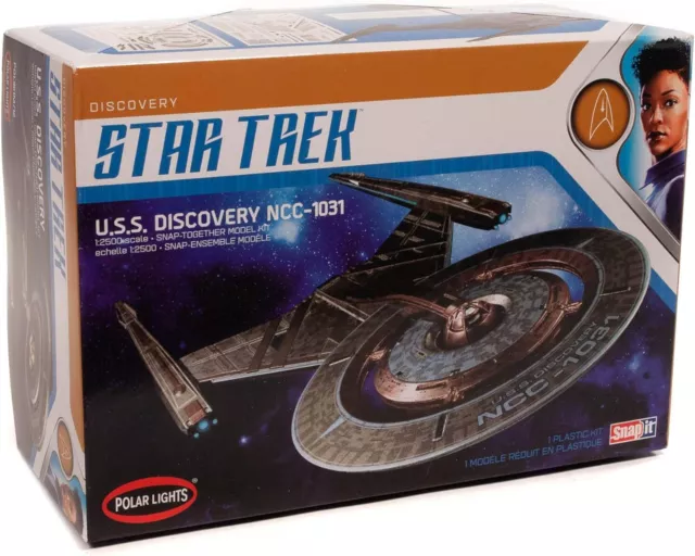 Polarlichter AMT Ertl POL961M/12 1/2500 Star Trek USS Discovery Modellbausatz, verschiedene