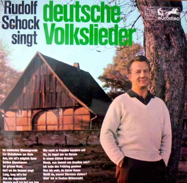 Rudolf Schock - Singt Deutsche Volkslieder LP #G1950735