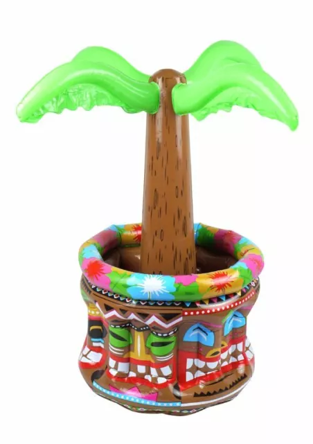 Inflatable Palm Tree Cooler Blow Up Hawaiian Summer Beach Pool Party Accessory U