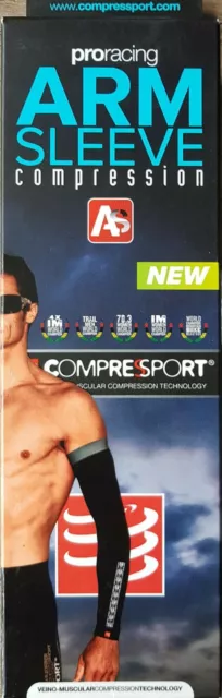 Compressport pro racing Arm sleeve Armlinge unisex weiß Gr.1 2