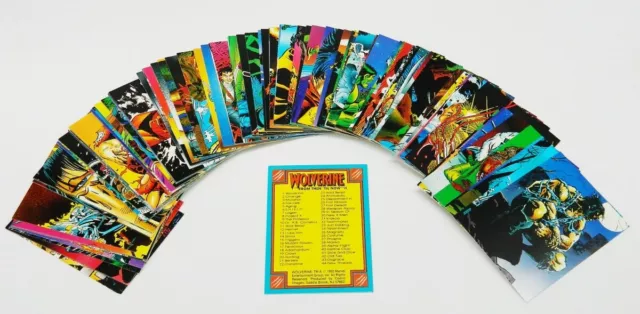 Marvel Wolverine From Then 'Til Now Series 2 Trading Cards 1992 YOU CHOOSE CARD