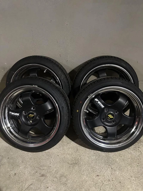 JDM work meister s16.5J7Jpcd1004H4wheels nut 15 inch No Tires JDM work meister s16.5J7Jpcd1004H4wheels nut 15 inch No Tires