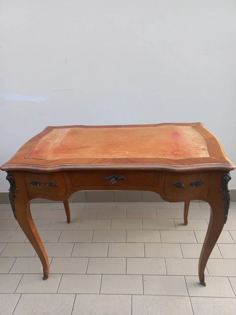 scrivania diplomatica in mogano stile impero epoca primi 900