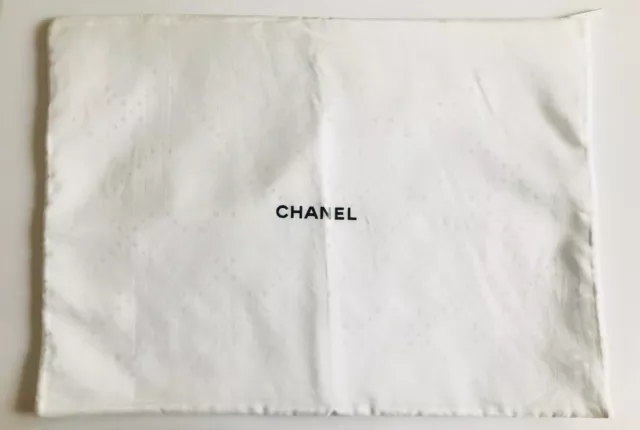 NEW CHANEL DUST Bag, Chanel Garment Bag, Chanel Storage Bag - White 47 x 34  cms £49.99 - PicClick UK