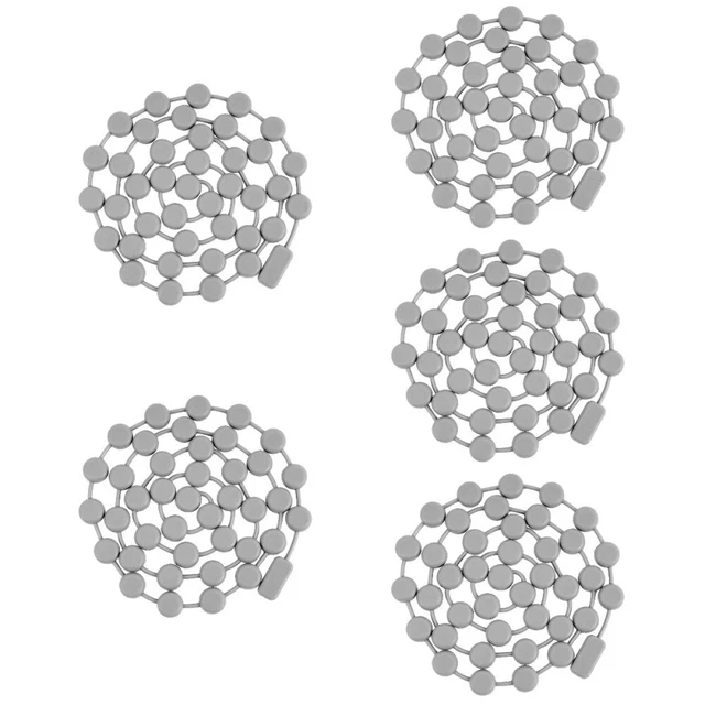 5 un. Alfombra de olla de silicona multiusos antideslizante cocina resistente al calor