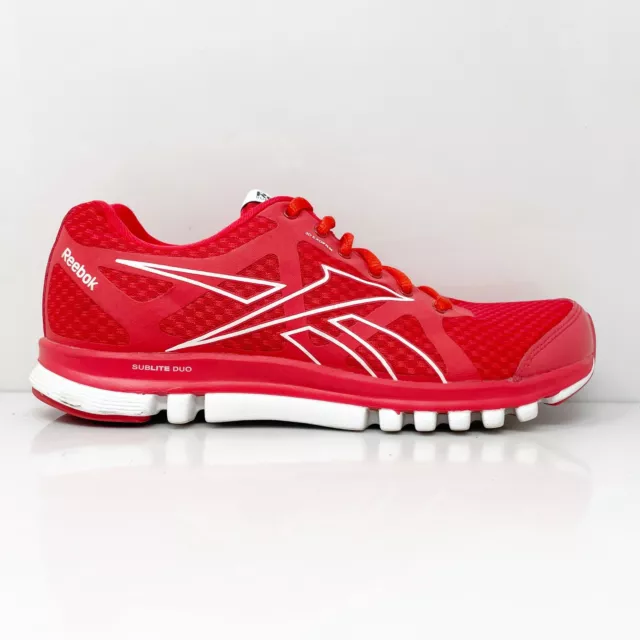 Reebok Womens SubLite Duo J99586 Red Running Shoes Sneakers Size 8