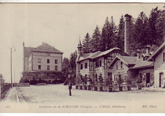 CPA 88 LORRAINE VOSGES near Gérardmer surroundings de la SCHLUCHT L' HOTEL ALTENBERG