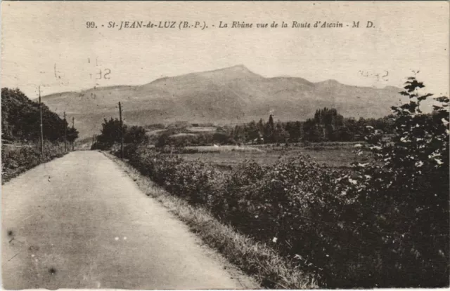 CPA St Jean de Luz La Rhune vue de la Route d'Ascain FRANCE (1123676)