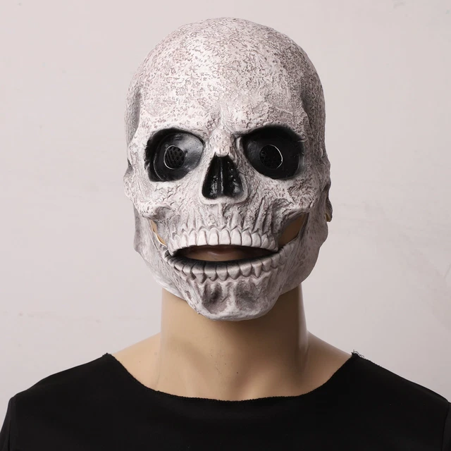 Adult Creepy Skull Mask Dress-up Full Head Mask Halloween Scary Mask Carnivals