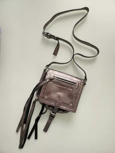 MCQ Alexander Mcqueen Loveless Leather Crossbody Bag