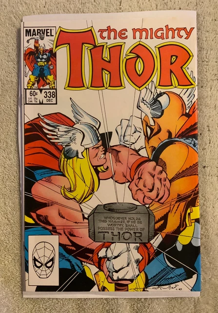 The Mighty Thor #338 Marvel 1983 - 2nd Appearance of Beta Ray Bill 2