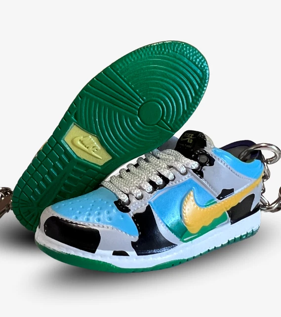 Coppia Portachiavi 3D Jordan What The Dunk Low SB - Sneaker In Miniatura Collezione Unisex
