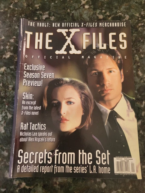 X File Magazine &THE X-FILES& OFFICIAL Magazine Vol 1 No 10 Summer 1999 Good Shape £4. ...