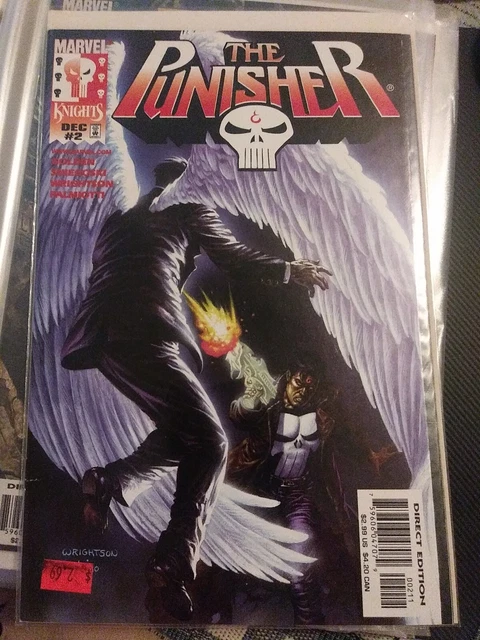 THE PUNISHER #2 Marvel Knights Comic Book Cover RARE! 1998