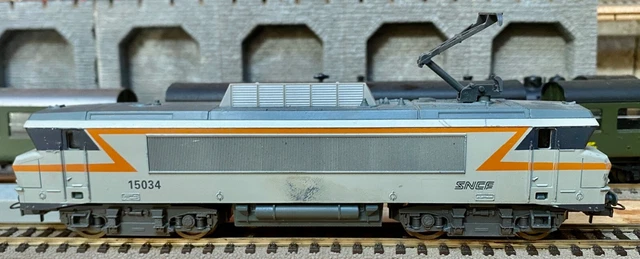 Jouef BB 15034 SNCF Echelle HO Locomotive Electrique - Grise/Orange | Achetez sur