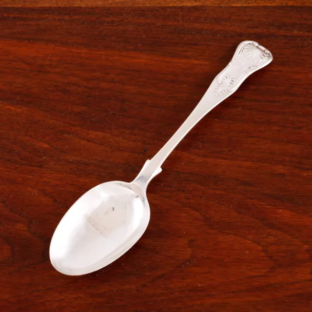 Mackay & Chisholm Scottish Sterling Silver Dessert,Oval Soup Spoon Kings 1838