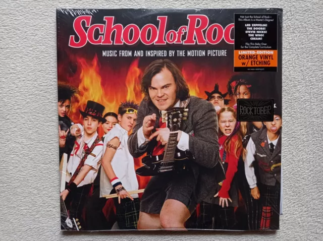 2 LP 33T VARIOUS "School of rock O.S.T." Orange LP 2021 Neuf scellé -