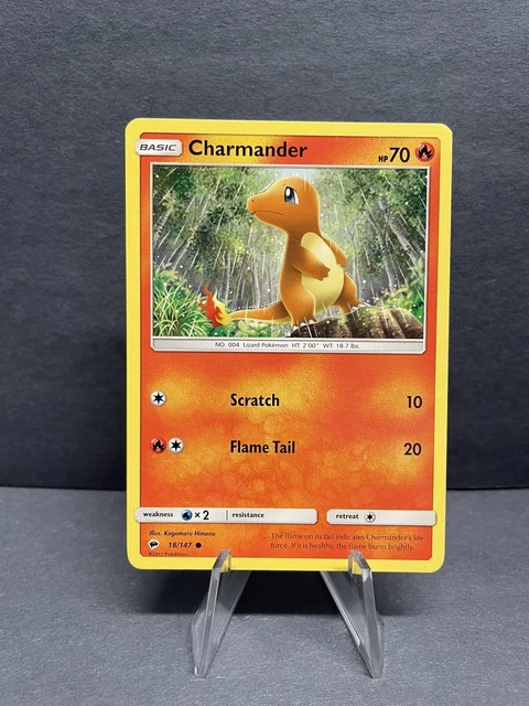 Pokémon TCG Charmander Burning Shadows 18/147 Regular Common