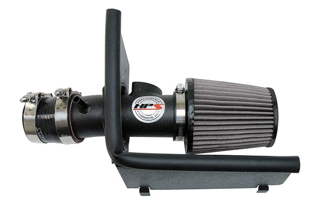 HPS Shortram Air Intake for 2017-18 Toyota Yaris iA 1.5L with Heat Shield Black