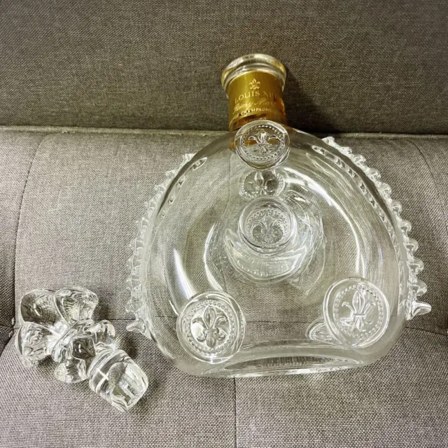 RÉMY MARTIN Louis XIII 750mL Baccarat Crystal Cognac Bottle Decanter with  Stopper, Gift Case, Etc.