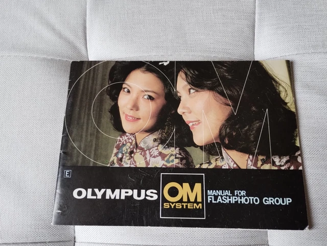 Original Olympus OM System Instruction Manual For Flashphoto Group Flash Photo