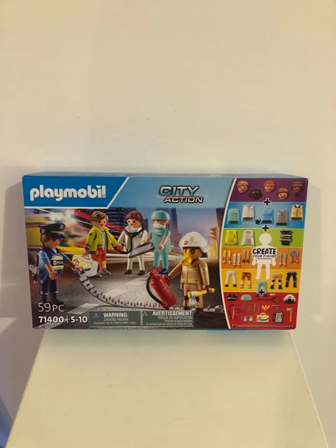 PLAYMOBIL CITY ACTION - MY FIGURES - HÉROS DU QUOTIDIEN #71400 - PLAYMOBIL / City Action PLAYMOBIL CITY ACTION - MY FIGURES - HÉROS DU QUOTIDIEN #71400 - PLAYMOBIL / City Action
