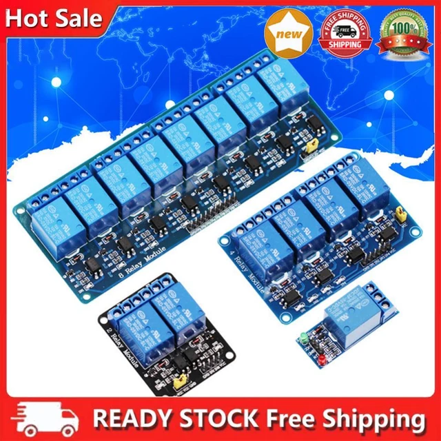 Trigger Board Shield 1 2 4 6 8 16 Channel Relay Interface Board with Optocoupler