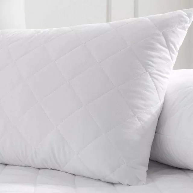 Quilted Extra Bounce Back Soft Hollowfiber Pillows Box Stitch 50 X 75 CM