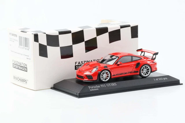 PORSCHE 911 (992) Gt3 Rs Weissach Paquet Rouge Indien / Roue Noir